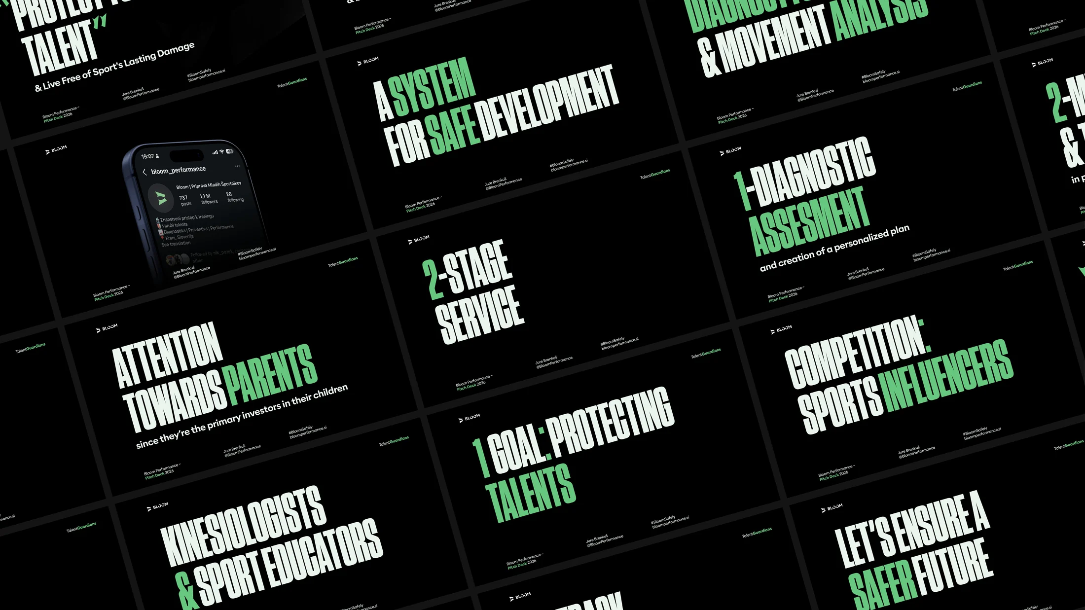 Bloom Performance pitch deck