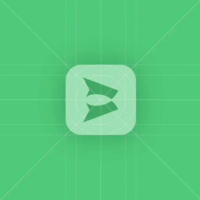 Bloom app icon on a blueprint grid