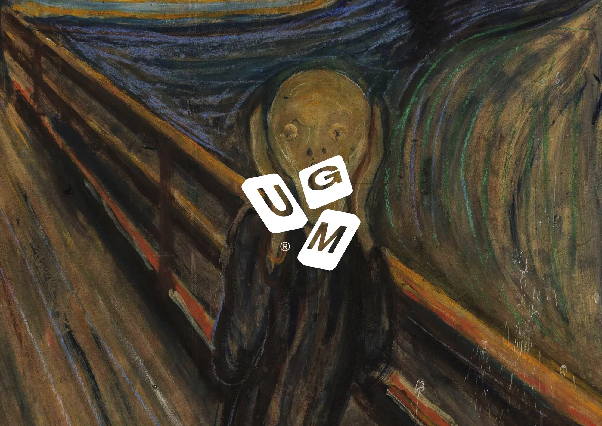 UGM mark on The Scream